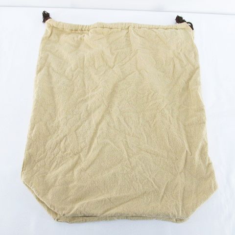 ルイヴィトン LOUIS VUITTON 保存袋 巾着 大袋 ベージュ系 ロゴ