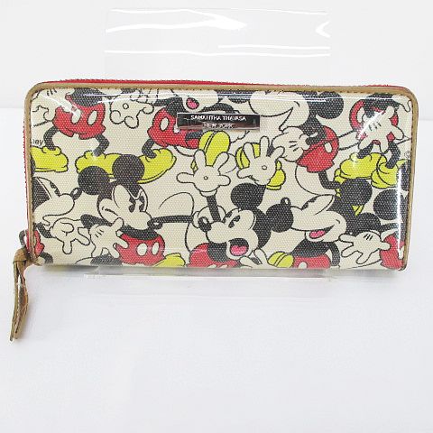Samantha Thavasa ディズニー ミッキーマウス コラボ 長財布 サマンサタバサ Samantha Thavasa コラボ ディズニー Disney 長財布
