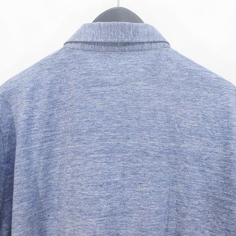 ブルネロクチネリ BRUNELLO CUCINELLI 半袖 ポロシャツ L 青系 ブルー  