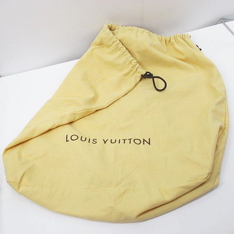 ルイヴィトン LOUIS VUITTON バッグ保存袋 収納袋 ロゴ イエロー 