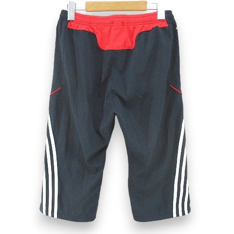 アディダス adidas スポーツウェア 膝丈 ハーフパンツ S 紺系