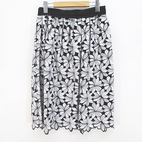 CHICS】未使用タグ付！プリント スカート