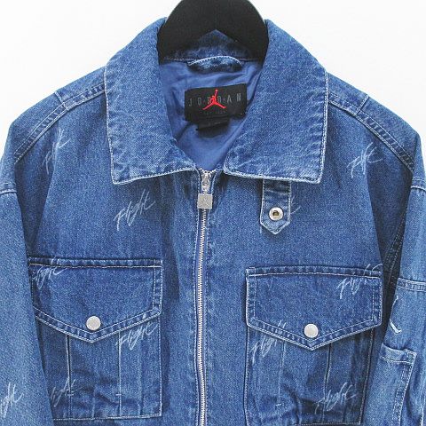 ナイキ　ジョーダン　フライトヘリテージ　デニム　ジャケット JORDAN BRAND AS M J FLT HRTG DENIM JKT BLUE GREY（ジョーダン