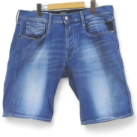 ジャックアンドジョーンズ ユニセックス パンツ デニムショートパンツ Rick Org 370 I.K カラー:Grey Denim ジャックアンドジョーンズ ユニセックス パンツ デニムショートパンツ