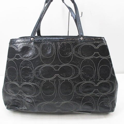 コーチ COACH トートバッグ シグネチャーストライプ 黒 ブラック コーチ COACH トートバッグ シグネチャーストライプ 黒 ブラック