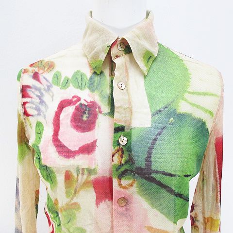 Jean Paul Gaultier 長袖シースルートップス 40（1円〜 ジャン