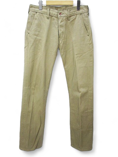 ブルーナボイン bru na boinne グリーンマンパンツ サイズ2 ブルーナボイン グリーンマンパンツ ジーンズ 1 緑 日本製 カラー