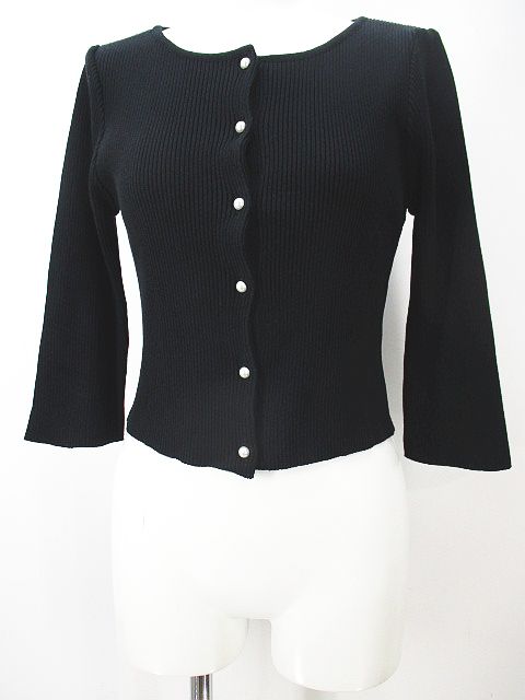 Rene ルネ パールボタンニット 38