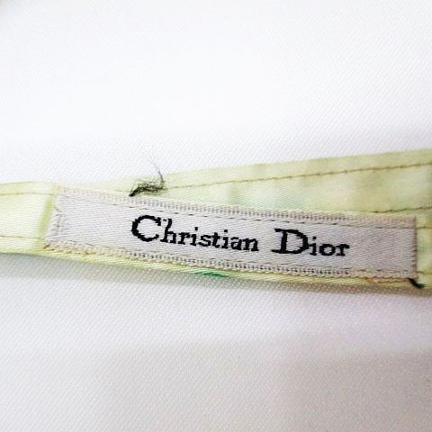 【えいすけ(山直)】【新品電池】850 クリスチャンディオール クリスタル クリスチャンディオール Christian Dior 長傘 雨傘 グリーン 緑