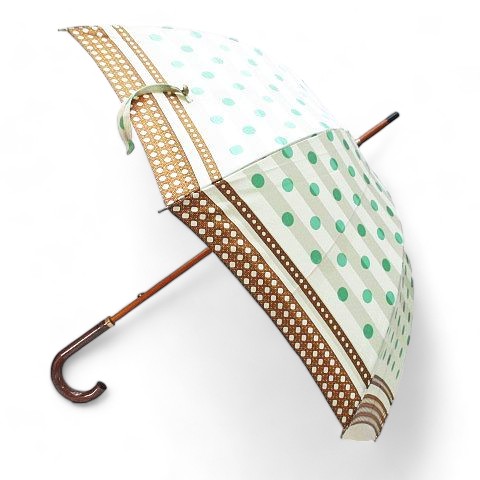 クリスチャンディオール Christian Dior 長傘 雨傘 グリーン 緑