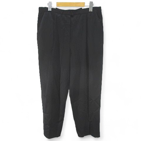 ESCADA エスカーダ黒ウエスト全ゴムドイツ大きいサイズ(40)