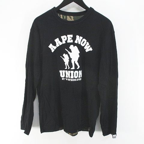 アベイシングエイプ A BATHING APE 長袖 Tシャツ カットソー アベイシングエイプ A BATHING APE 長袖 Tシャツ カットソー