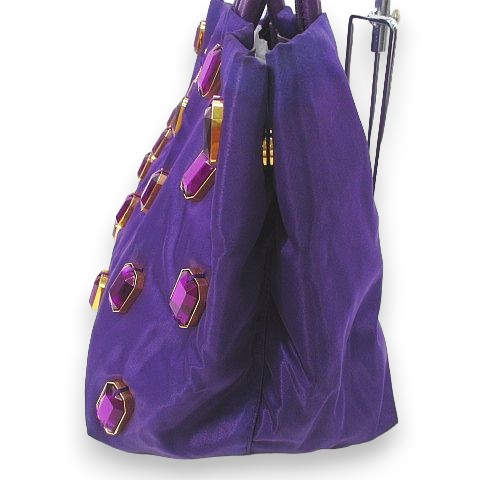 PRADA 紫 装飾付きバッグ PRADA 紫 装飾付きバッグ PRADA（バッグ ・ パープル/紫色系）のフリマ