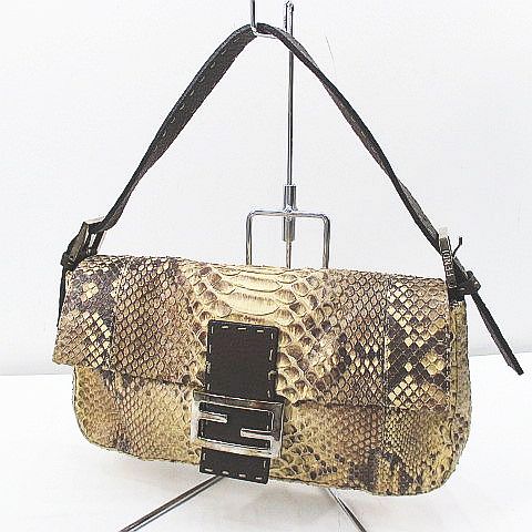 フェンディ FENDI マンマバケット ワンショルダーバッグ ベージュ 