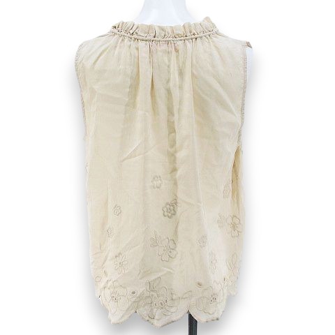 SEE BY Chloe シルクレースノースリーブチュニック