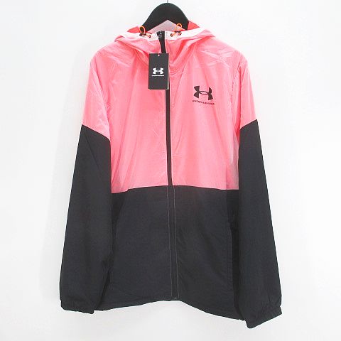 Under Armour ライトグレー フルジップ フード付き ウィンド