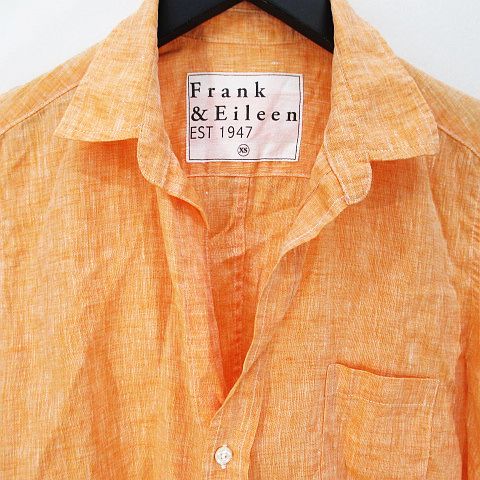 フランク&アイリーン Frank&Eileen 麻 リネン 長袖 スキッパー