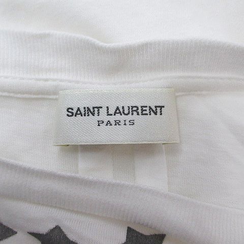SAINT LAURENT 伊勢丹購入　ホワイト 半袖Tシャツ 星 SAINT LAURENT 伊勢丹購入 ホワイト 半袖Tシャツ 星 楽天市場】SAINT
