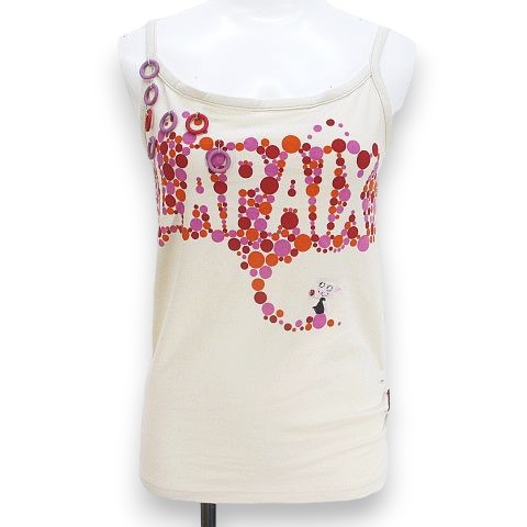 アルベロベロ レトロ♥️ぶたさん ロゴ ロング キャミソール