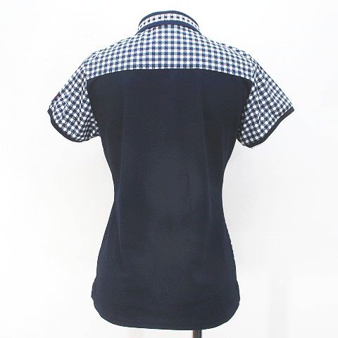 FILA　GOLF　ウェア　ワンピース　ポロシャツ　チェック　半袖　ビビット FILA GOLF ウェア ワンピース ポロシャツ チェック 半袖