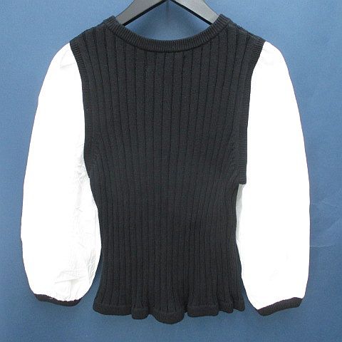 エムズグレイシー ニット セーター ニット 無地 半端袖 40 エムズグレイシー ニット セーター ウール タートル 無地 長袖 38