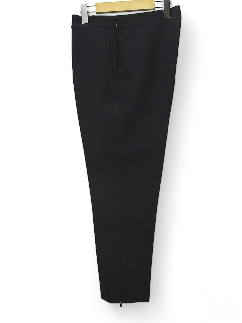バレンシアガ BALENCIAGA ロング丈 テーパードパンツ 42 黒系 ブラック 