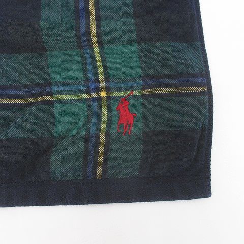 ラルフローレン RALPH LAUREN ハンドタオル タオルハンカチ 緑