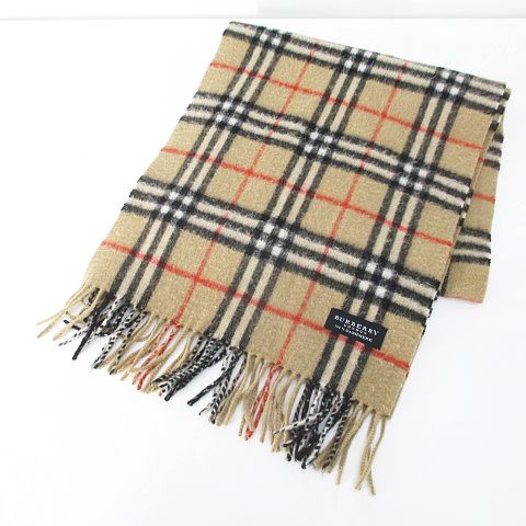 BURBERRY バーバリー カシミヤマフラー ストール BURBERRY