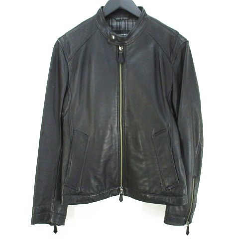 Burberry】ジップアップ レザー ジャケット （アイコンを筆頭に