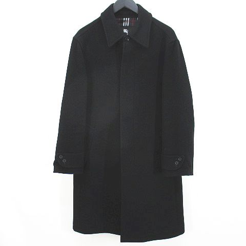 BURBERRY BLACK LABEL ステンカラーコート ブラック 楽天市場