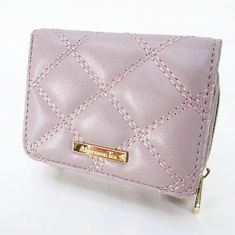美品・付属品✨バーバリー 三つ折り財布 TB キルティング