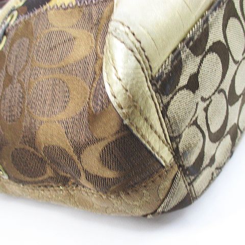 コーチ COACH 12899 パッチワーク ブリーカー トートバッグ ラメ