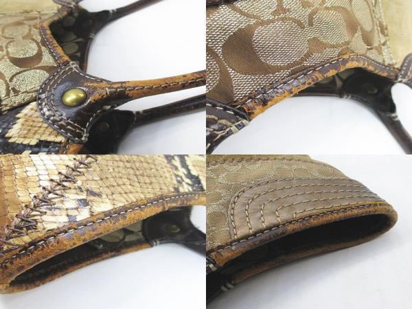 コーチ COACH 12899 パッチワーク ブリーカー トートバッグ ラメ
