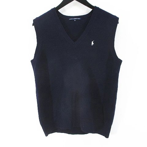 ラルフローレン RALPH LAUREN GOLF スポーツウェア ニット ベスト L 