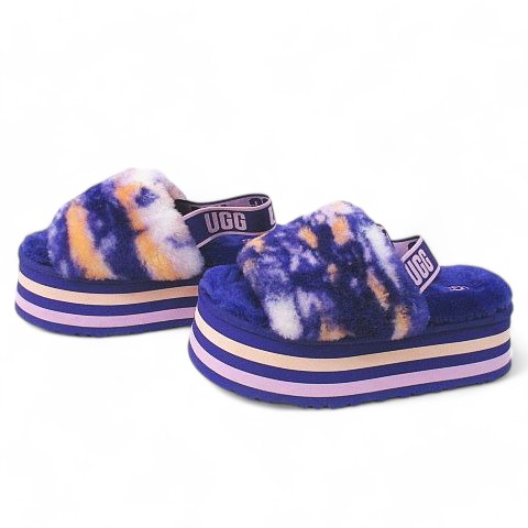 アグ UGG Disco Marble Slide VIOLET NIGHT 21FW-I 厚底 ファー