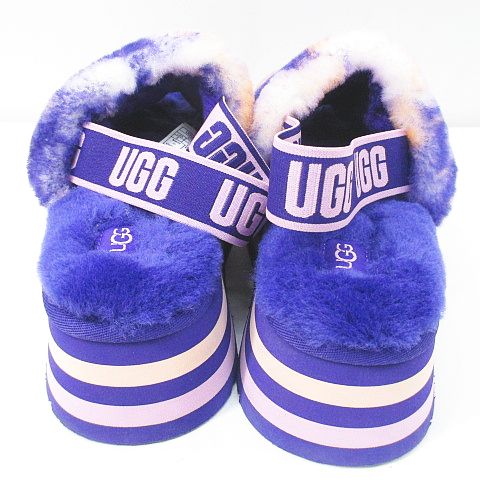 アグ UGG Disco Marble Slide VIOLET NIGHT 21FW-I 厚底 ファー