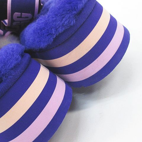 アグ UGG Disco Marble Slide VIOLET NIGHT 21FW-I 厚底 ファー