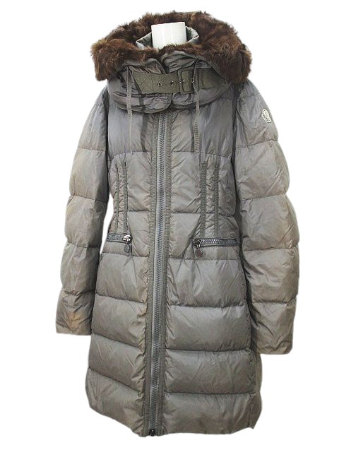 モンクレール MONCLER RN116347 CHOUETTE ダウンコート ミドル丈 灰系  