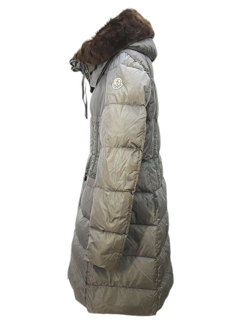 モンクレール MONCLER RN116347 CHOUETTE ダウンコート ミドル丈 灰系