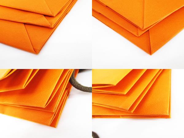 エルメス HERMES 紙袋 3枚セット ショッパー ショップ袋 オレンジ系