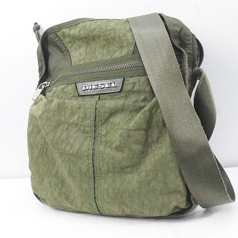 ディーゼル DIESEL ショルダーバッグ クロスボディ 斜めがけ カーキ 