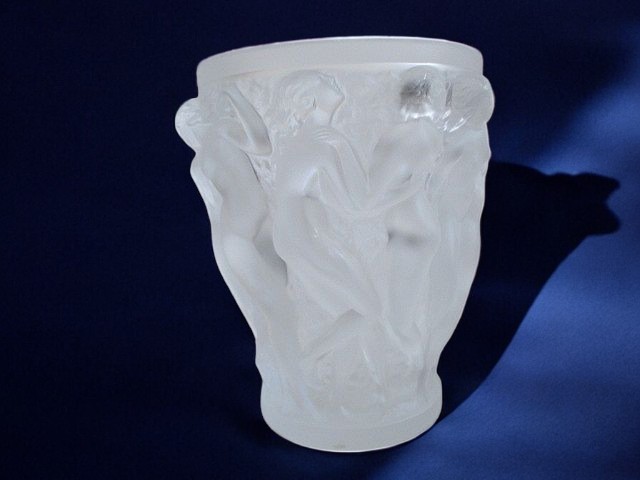 ラリック バコントゥ ベース クリア 花瓶 フラワーベースバコントゥ