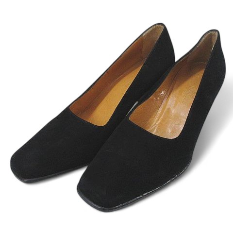 Hermes パンプス ブラック HERMES 【新品同様】エルメス パンプス