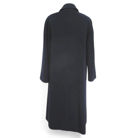 ヘルノ HERNO C-TK 5510 ステンカラーコート 絹 シルク 紺系 ネイビー