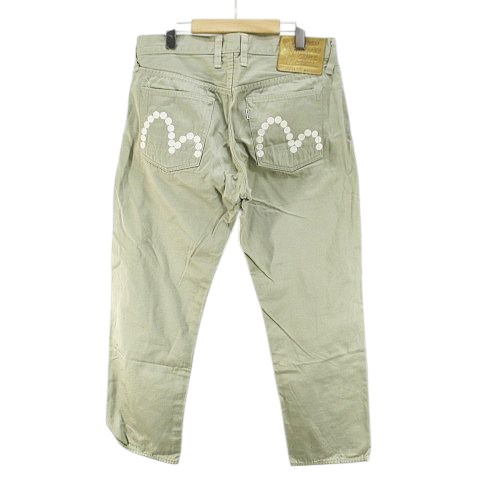 エヴィス EVISU 2005F ロング丈 チノパンツ ジップフライ 34×34