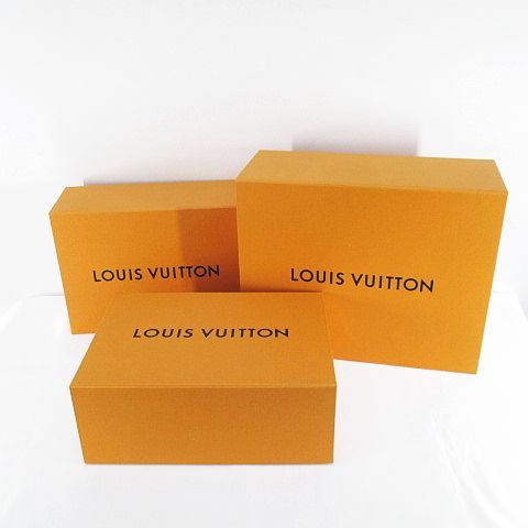 LOUIS VUITTON オレンジボックスセット　空箱 LOUIS VUITTON オレンジボックス 3点セット