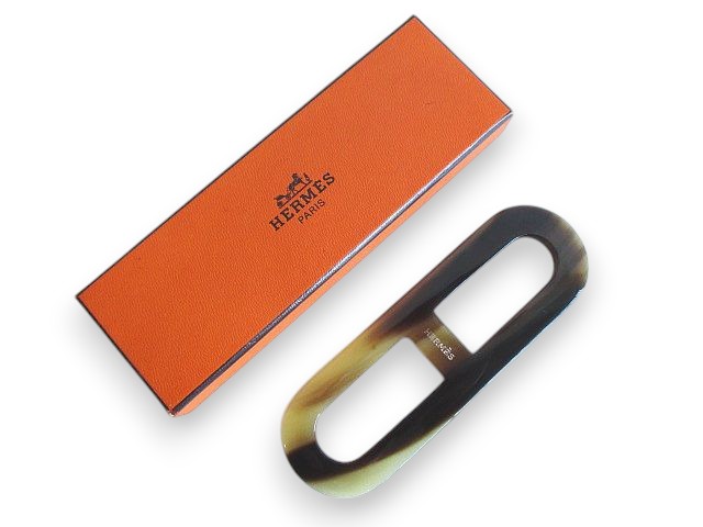 エルメス(Hermes) バッファローホーン髪留め 中古】エルメス HERMES ボン・ヴォヤージュ H100058FPAV