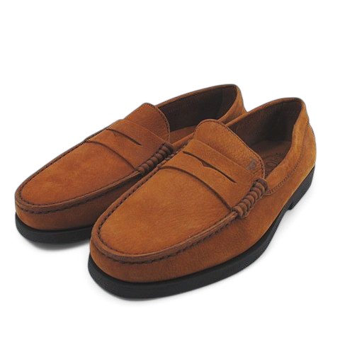 トッズ TOD'S ペニーローファー 6.5 ブラウン 茶系 レザー