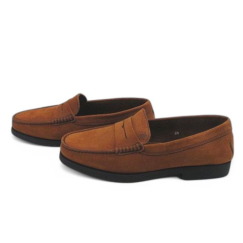 トッズ TOD'S ペニーローファー 6.5 ブラウン 茶系 レザー