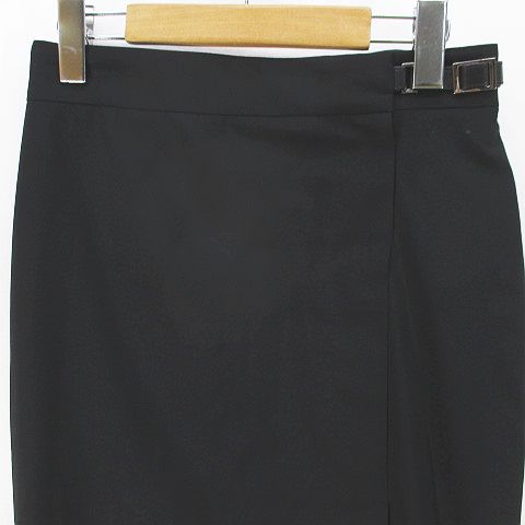 GUCCI グッチ スカート ミニ タイト イタリア製 38 黒 ブラック 【公式